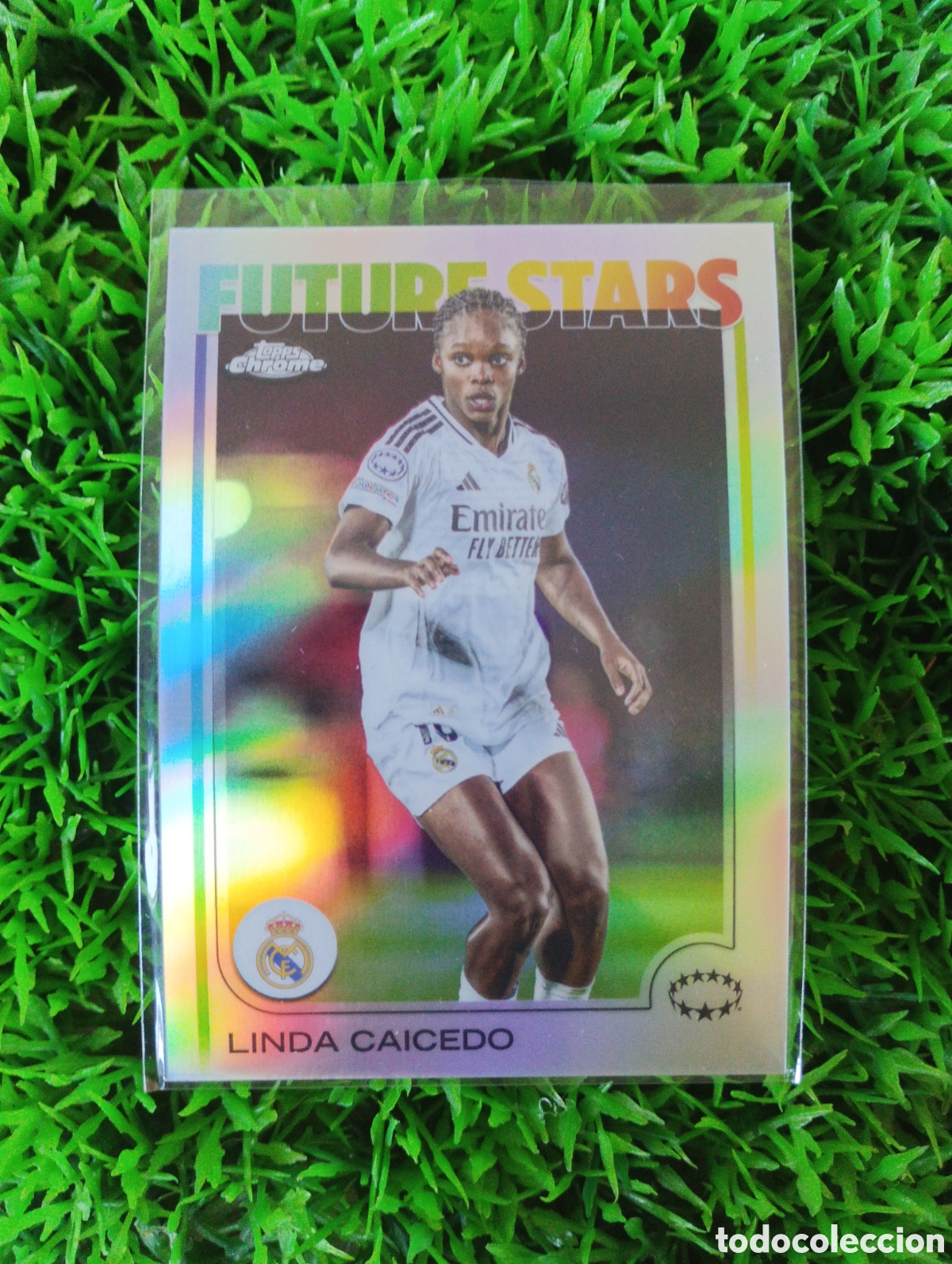 Cromos de Futebol: Linda Caicedo Real Madrid FUTURE STARS Topps Chrome 2025