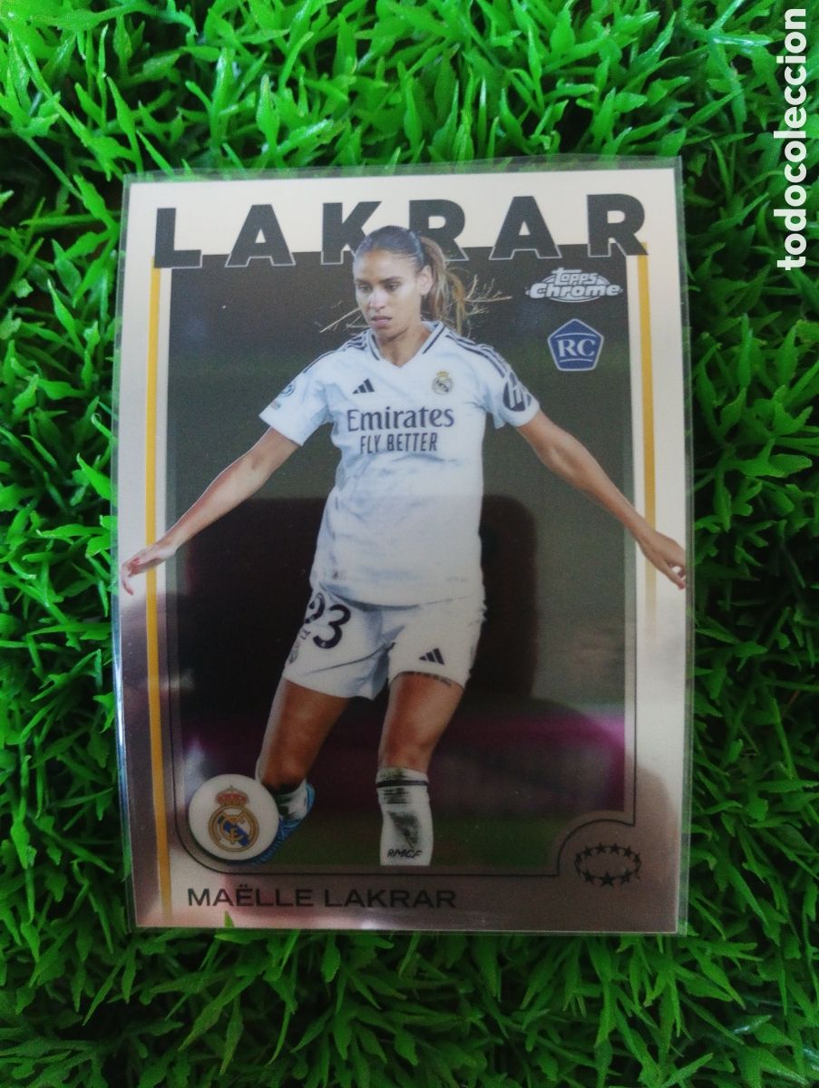 Cromos de Futebol: Lakrar Real Madrid ROOKIE Topps Chrome 2025