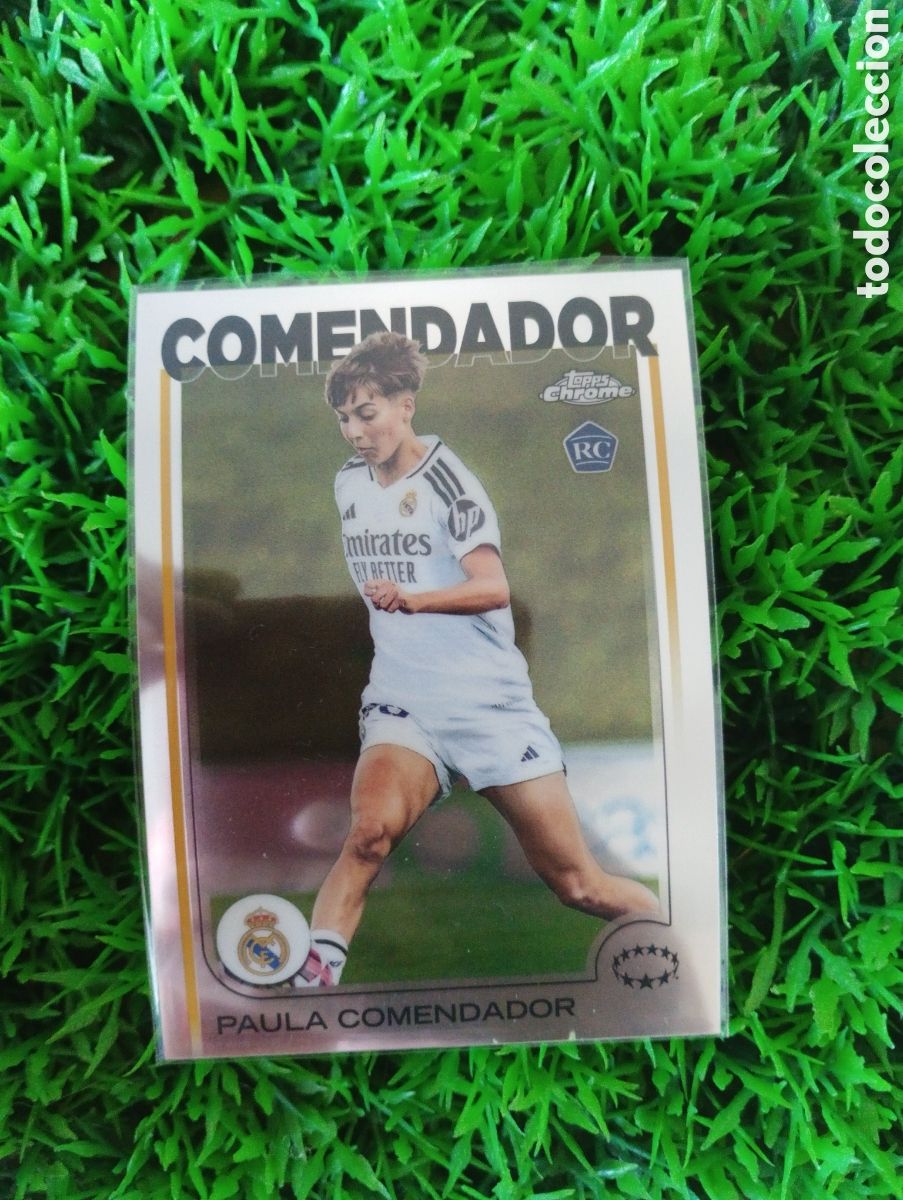 Cromos de Futebol: Comendador Real Madrid ROOKIE Topps Chrome 2025
