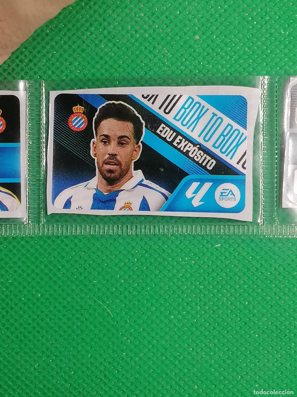 Cromos de f&uacute;tbol: BOX TO BOX EDU EXPOSITO ESPANYOL CHICLES CHICLE SIN PEGAR ⚽ PANINI LIGA ESTE 26 27 2026 2027 ⚽