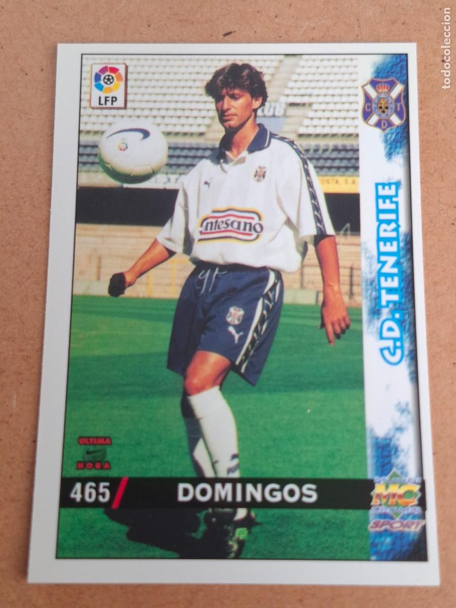 Cartes &agrave; collectionner de Football: MUNDICROMO 98 99 1998 1999 - 465 DOMINGOS - C.D. TENERIFE - CP14