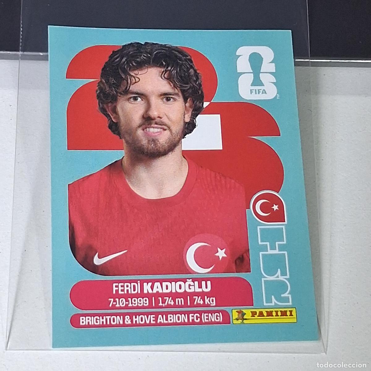 Cartes &agrave; collectionner de Football: B39 TUR 8 TUR8 FERDI KADIOGLU TURQUIA TURQUEY TUR MUNDIAL FIFA WORLD CUP 2026 STICKER PANINI