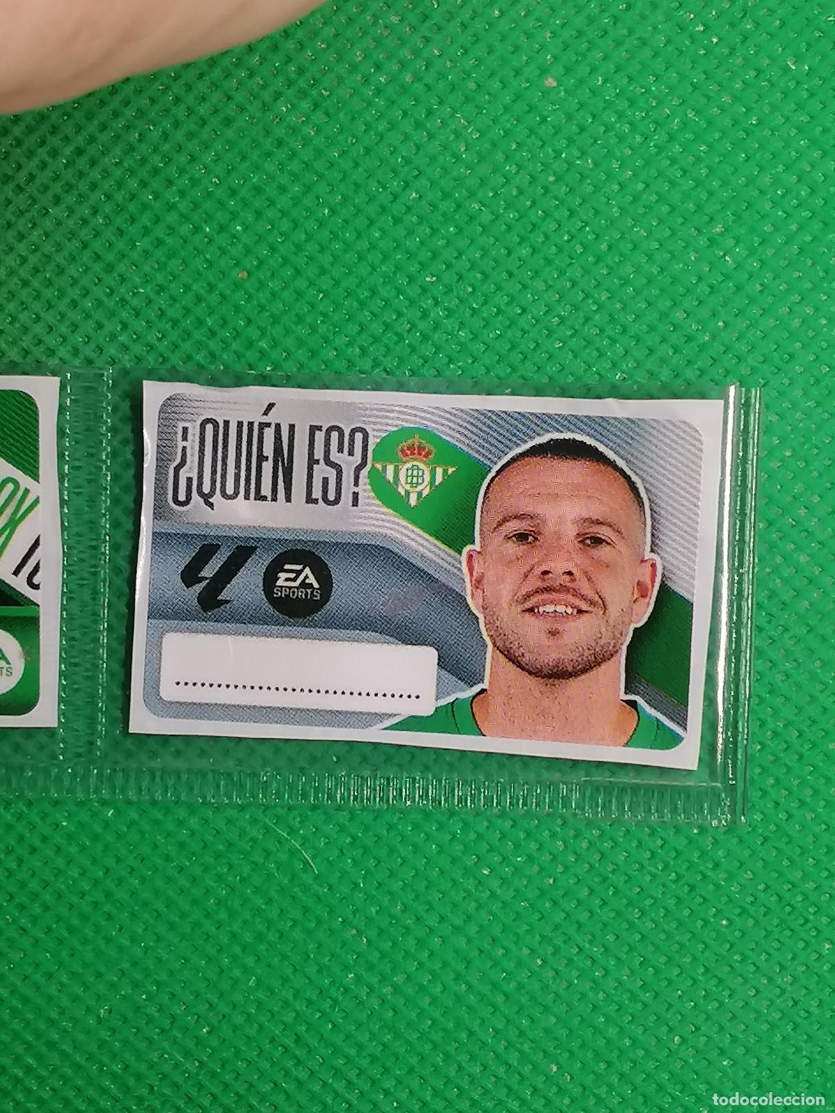 Cartes &agrave; collectionner de Football: BETIS &iquest;QUIEN ES? CHICLES CHICLE SIN PEGAR ⚽ PANINI LIGA ESTE 26 27 2026 2027 ⚽