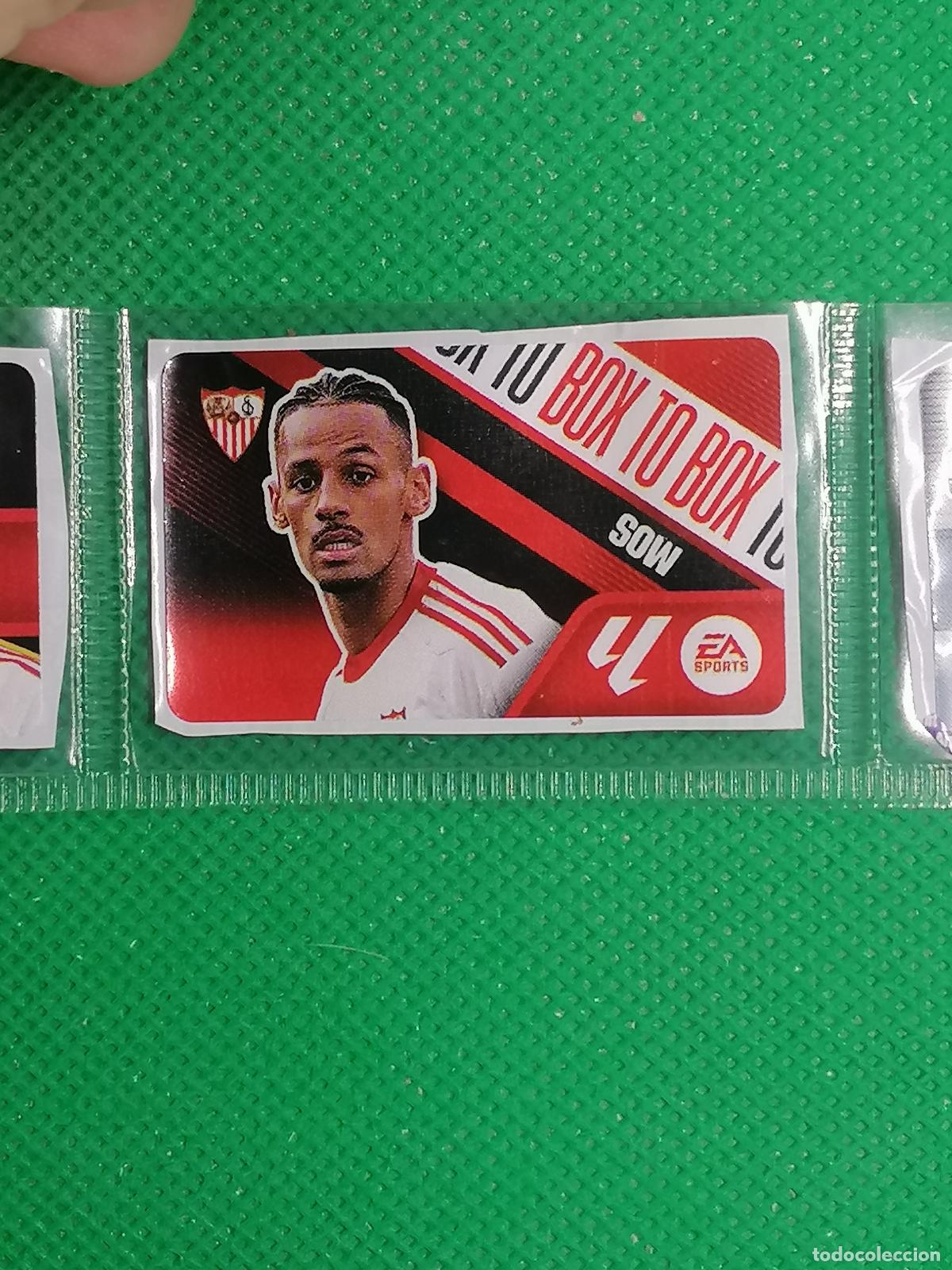 Cromos de f&uacute;tbol: BOX TO BOX SOW SEVILLA CHICLES CHICLE SIN PEGAR ⚽ PANINI LIGA ESTE 26 27 2026 2027 ⚽