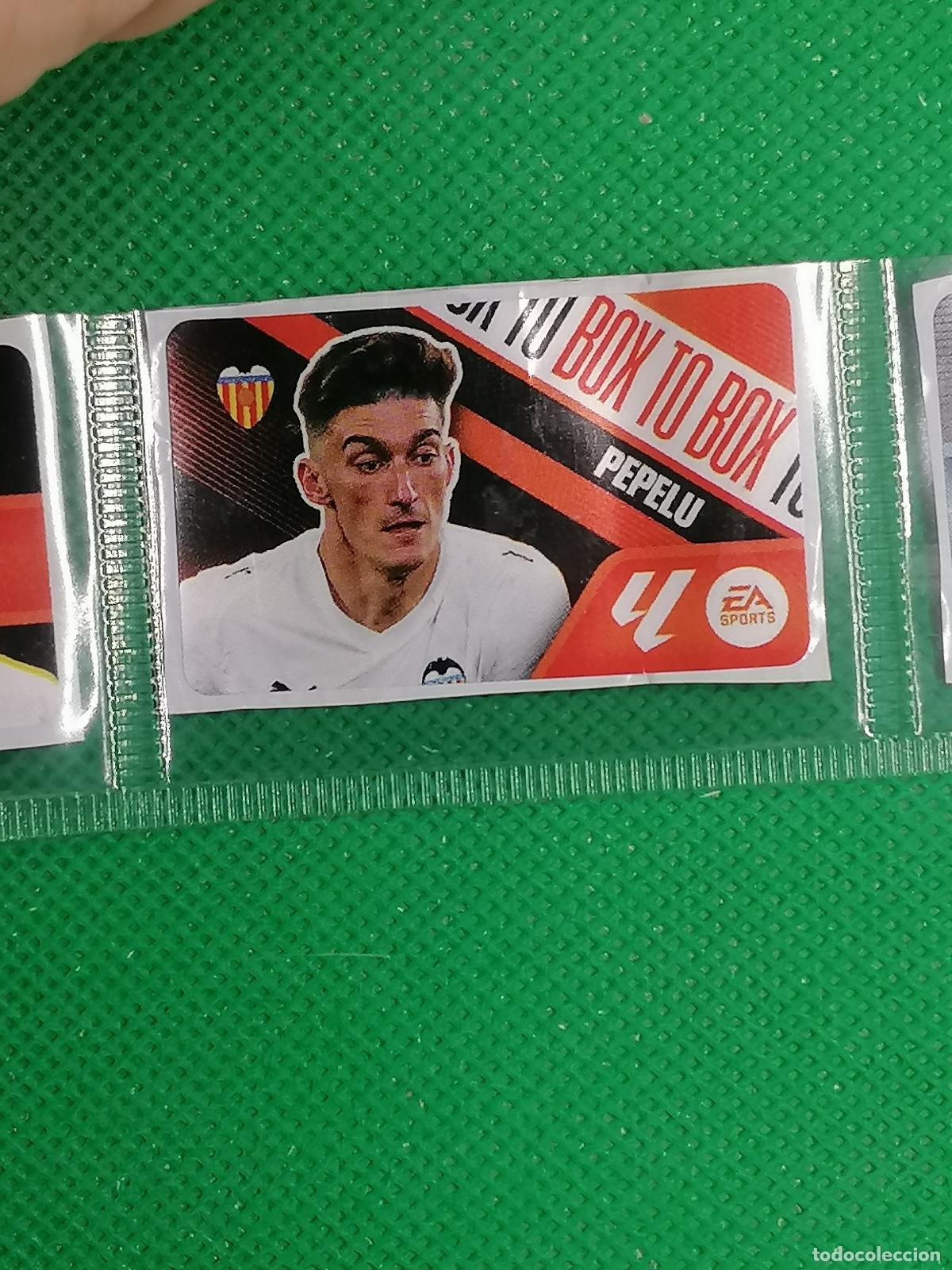 Cromos de f&uacute;tbol: BOX TO BOX PEPELU VALENCIA CHICLES CHICLE SIN PEGAR ⚽ PANINI LIGA ESTE 26 27 2026 2027 ⚽