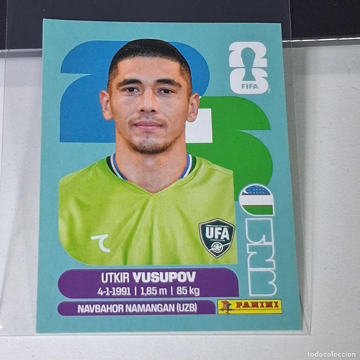 Cromos de f&uacute;tbol: B39 UZB2 UTKIR YUSUPOV 2 UZBEKIST&Aacute;N UZB MUNDIAL FIFA WORLD CUP 2026 STICKER PANINI