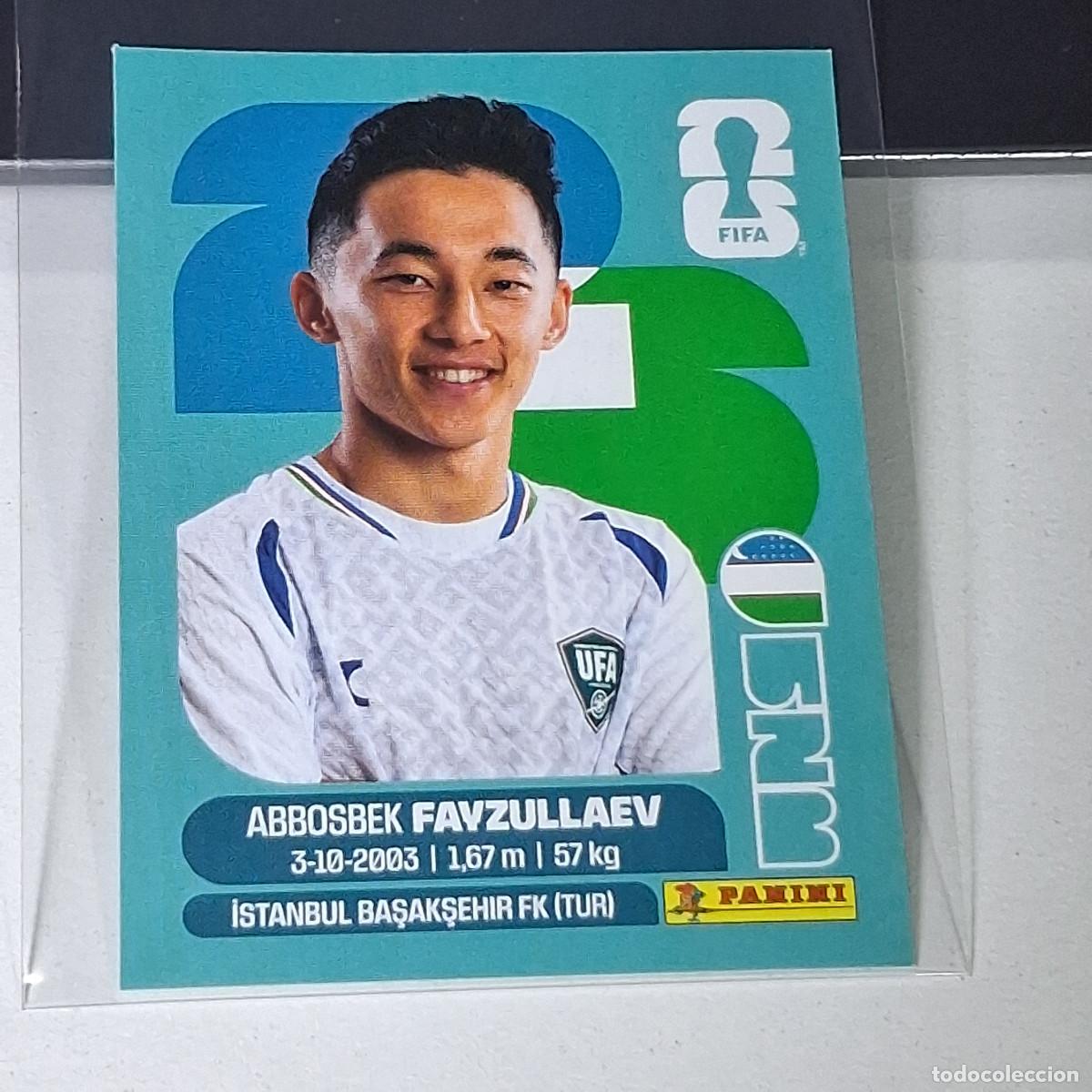 Cromos de f&uacute;tbol: B39 UZB20 ABBOSBEK FAYZULLAEV 20 UZBEKIST&Aacute;N UZB MUNDIAL FIFA WORLD CUP 2026 STICKER PANINI