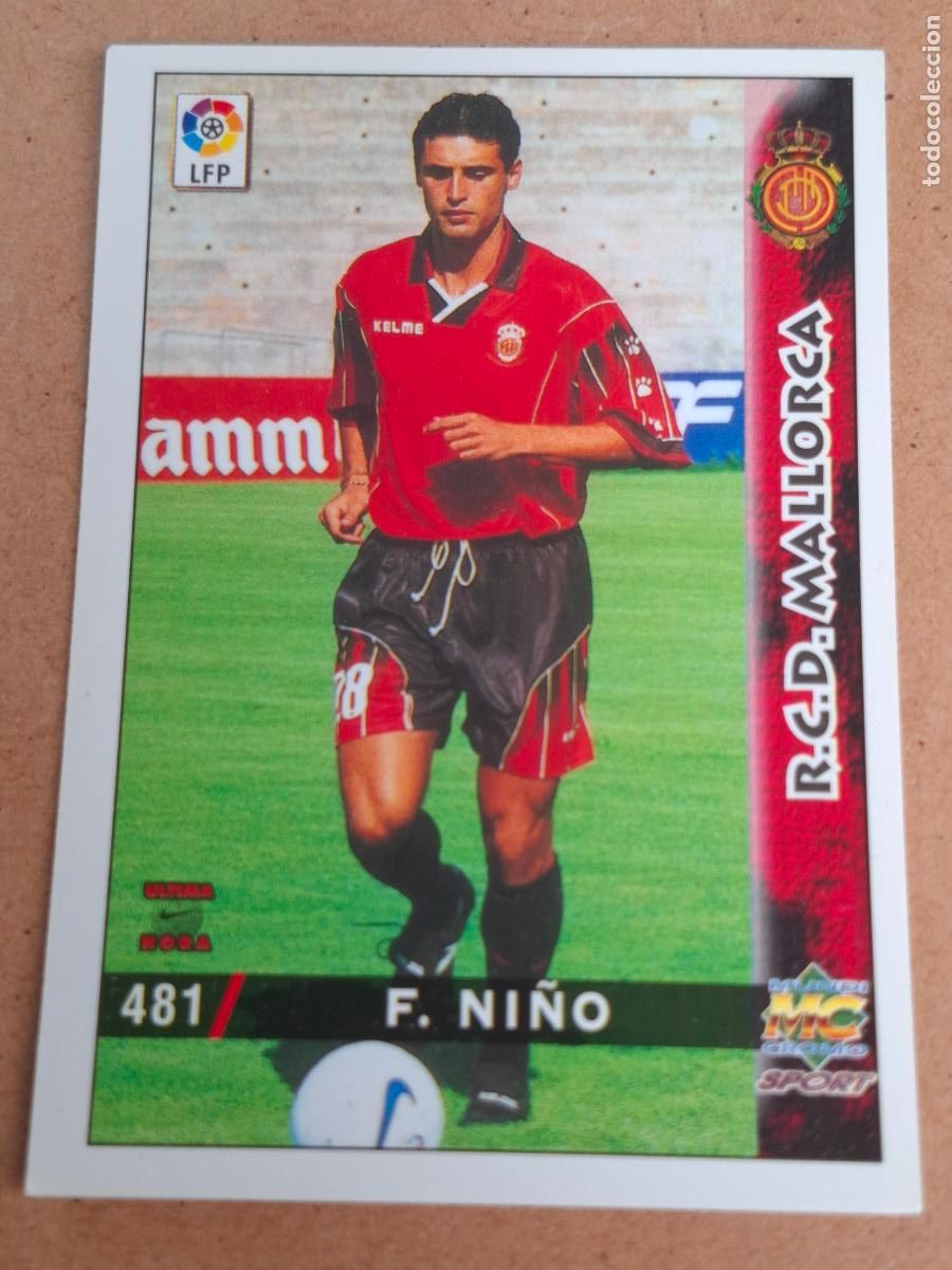 Cromos de f&uacute;tbol: MUNDICROMO 98 99 1998 1999 - 481 F. NI&Ntilde;O - RCD. MALLORCA - CP14