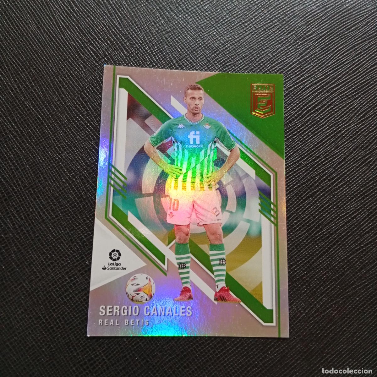 Cromos de f&uacute;tbol: 128 SERGIO CANALES REAL BETIS PANINI DONRUSS ELITE 2021 2022 CROMO 21 22 LIGA - (MD96/97-1) PG6