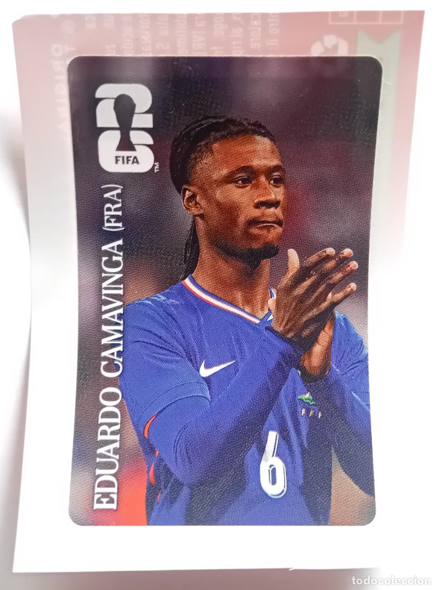 Cartes &agrave; collectionner de Football: Figurina Panini 2026 Cromo World Cup Usa Mundial 2026 Eduardo Camavinga France Coca Cola FRA n CC 3
