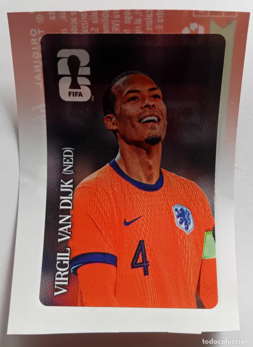 Cartes &agrave; collectionner de Football: Figurina Panini 2026 Cromo World Cup Usa Mundial 2026 Virgil Van Dijk Netherlands Coca Cola NED CC 6