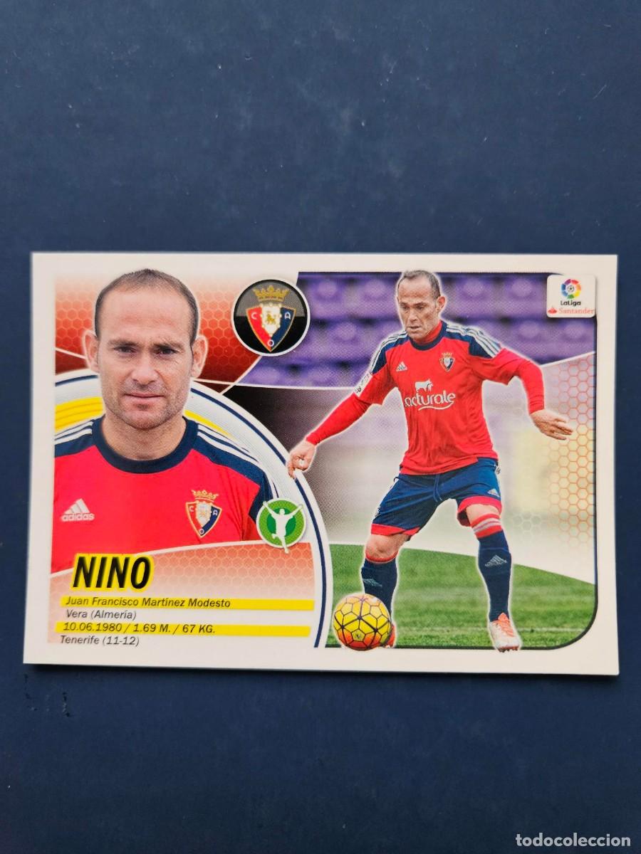 Cromos de Futebol: N&ordm; 16 NINO OSASUNA LOGO NUEVO LIGA ESTE 16 17 2016 2017 SIN PEGAR NUNCA PEGADO