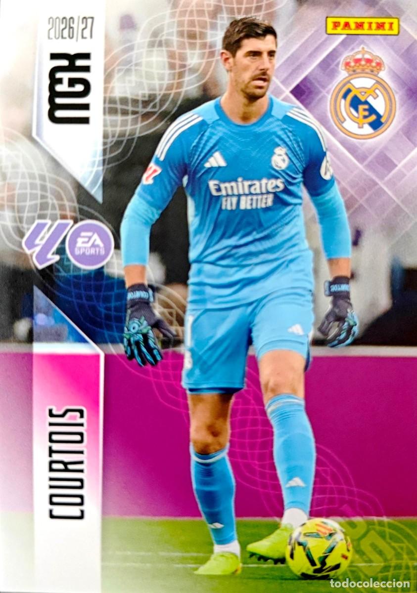 Cromos de f&uacute;tbol: 218 Thibaut Courtois - Real Madrid - PANINI Megacracks MGK 2026 2027 26 27