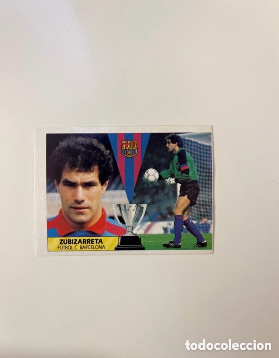 Cromos de f&uacute;tbol: Cromo Zubizarreta 87/88 FC Barcelona