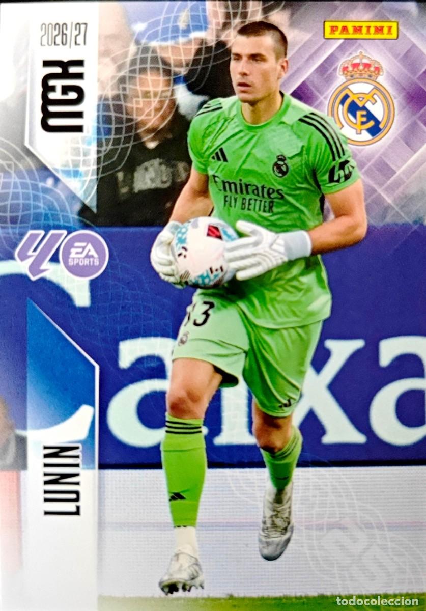 Cartes &agrave; collectionner de Football: 219 Andriy Lunin - Real Madrid - PANINI Megacracks MGK 2026 2027 26 27