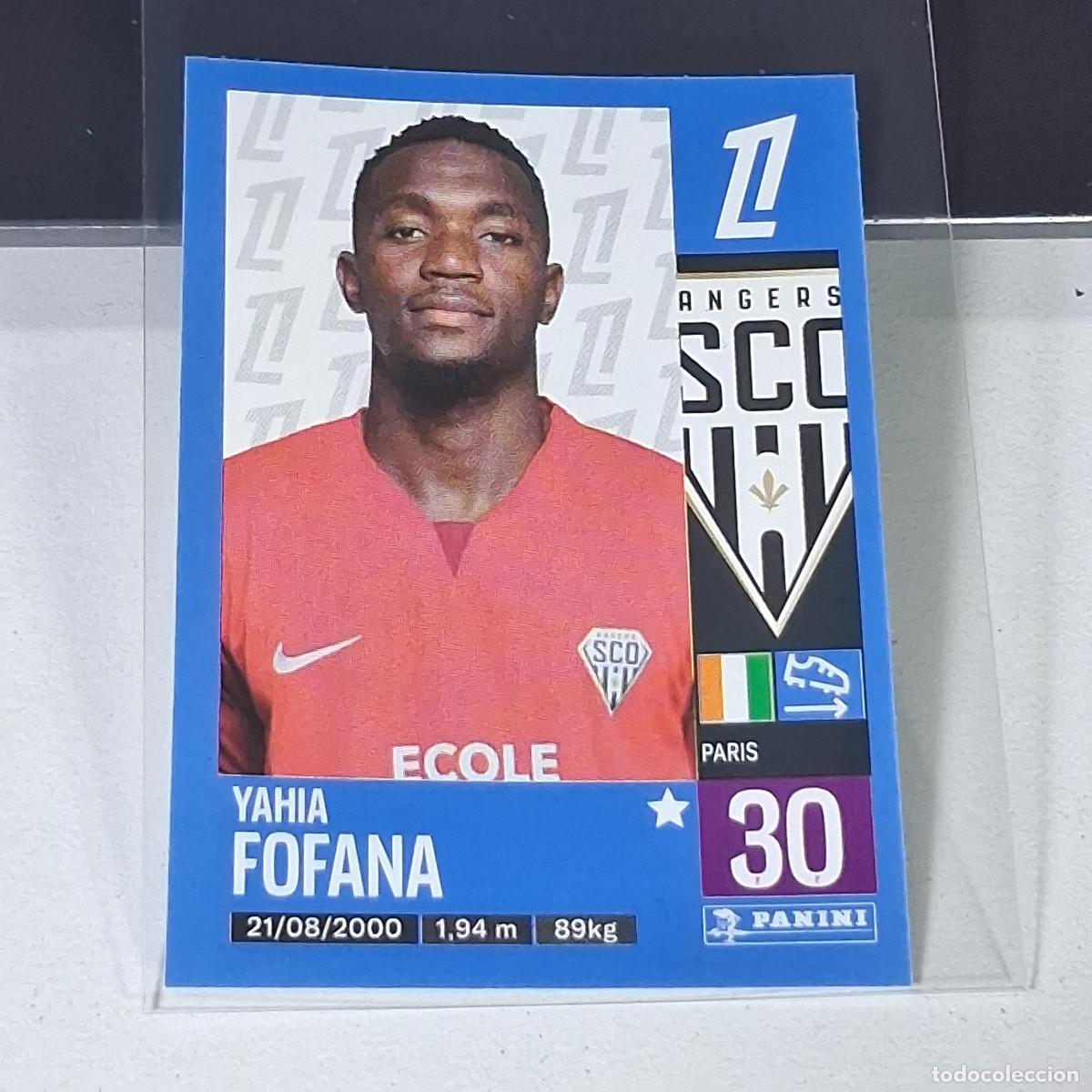 Cartes &agrave; collectionner de Football: B40 14 YAHIA FOFANA ANGERS CROMO FUTBOL PANINI LIGUE 1 FOOT 24-25 LIGA FRANCIA 2024-2025