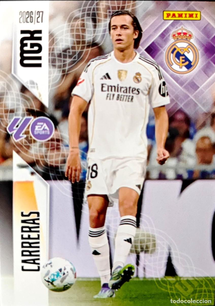 Cartes &agrave; collectionner de Football: 224 Alvaro Carreras - Real Madrid - PANINI Megacracks MGK 2026 2027 26 27