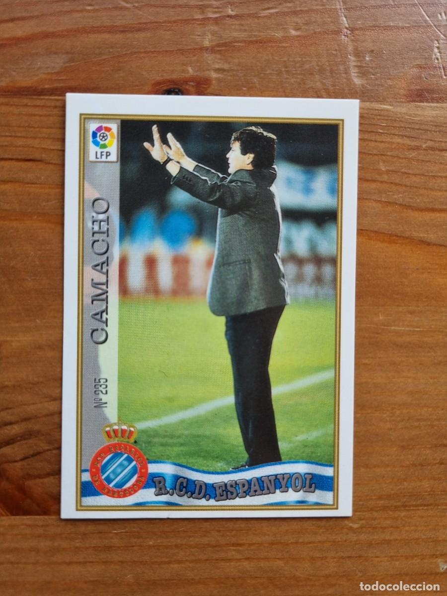 Figurine di Calcio: 235 CAMACHO (RCD Espanyol). Las Fichas de la Liga 1997 1998 97 98 (Mundicromo)