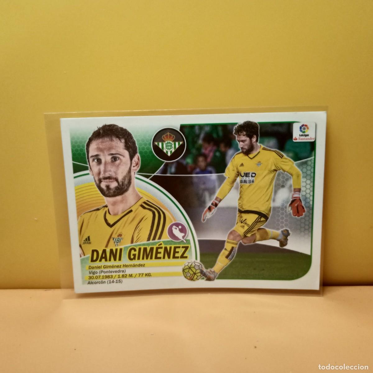 Figurine di Calcio: EDICIONES ESTE 2016 2017 16 17 REAL BETIS DANI GIM&Eacute;NEZ 2