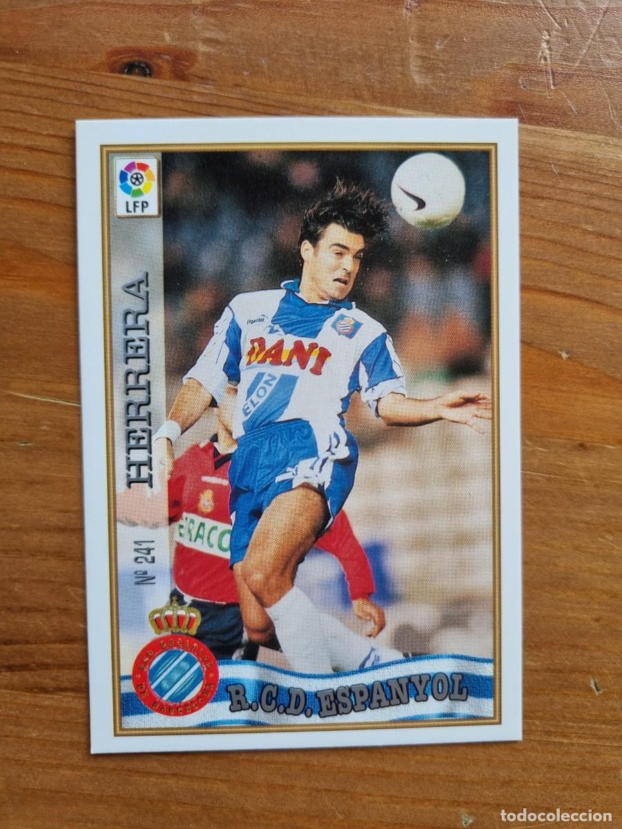 Figurine di Calcio: 241 HERRERA (RCD Espanyol). Las Fichas de la Liga 1997 1998 97 98 (Mundicromo)