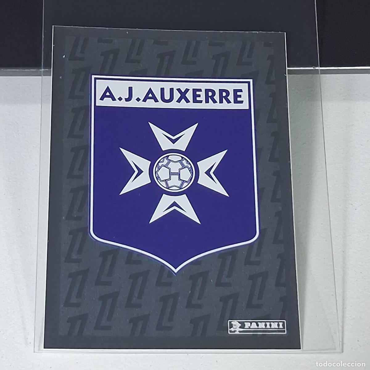Figurine di Calcio: B40 42 ESCUDO BADGE LOGO AUXERRE CROMO FUTBOL PANINI LIGUE 1 FOOT 24-25 LIGA FRANCIA 2024-2025