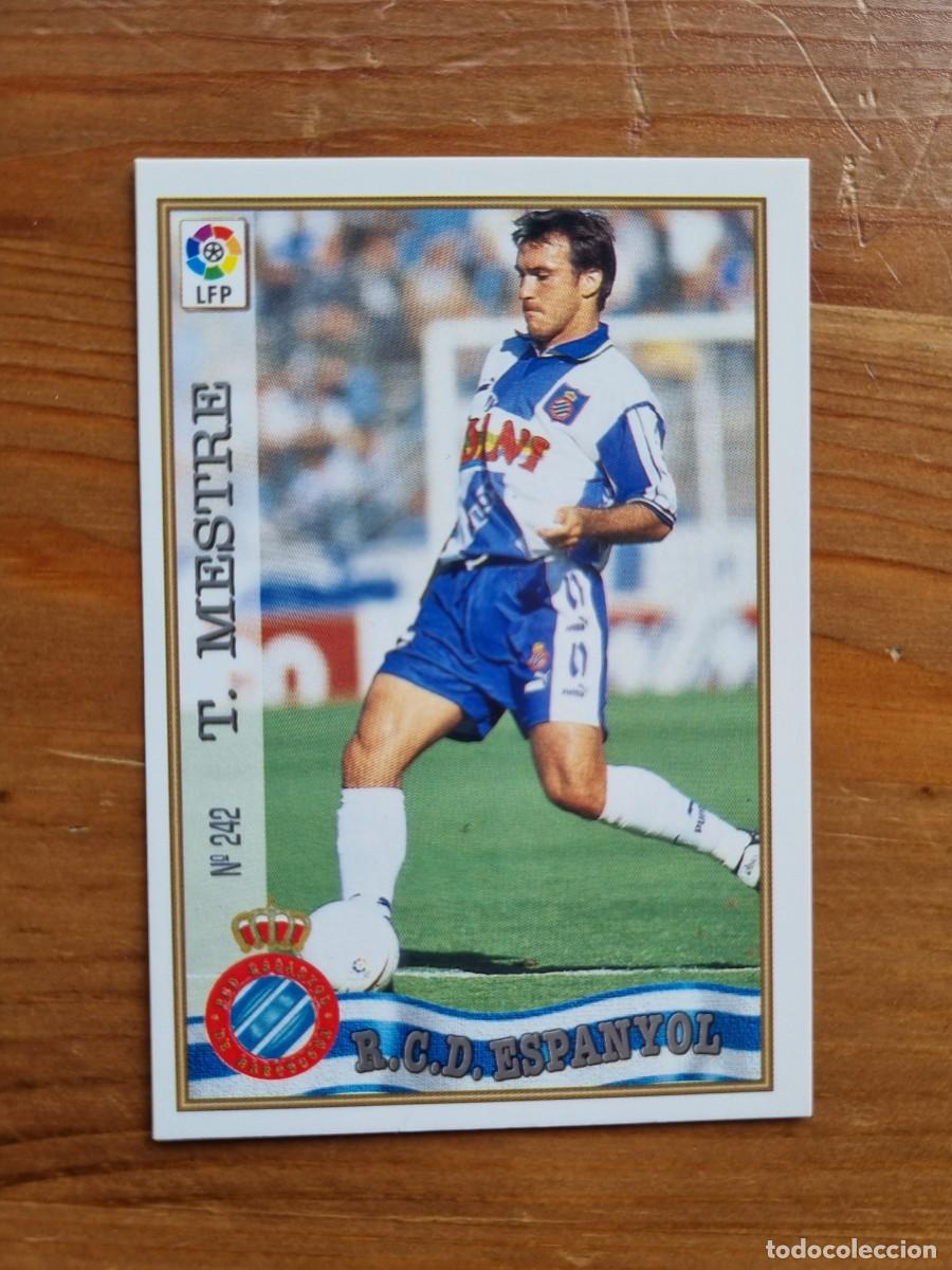 Figurine di Calcio: 242 TORRES MESTRE (RCD Espanyol). Las Fichas de la Liga 1997 1998 97 98 (Mundicromo)