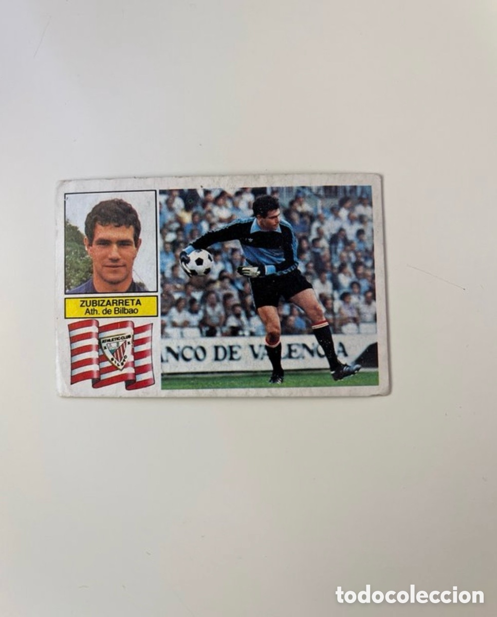 Cromos de f&uacute;tbol: Cromo Zubizarreta 82/83 Ed. Este