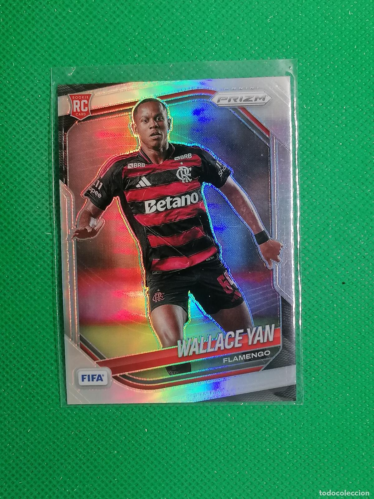 Cromos de f&uacute;tbol: 58 WALLACE YAN ROOKIE FLAMENGO ⚽ PANINI FIFA PRIZM 25 26 2025 2026 ⚽