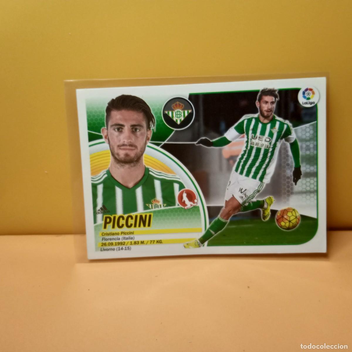 Cromos de f&uacute;tbol: EDICIONES ESTE 2016 2017 16 17 REAL BETIS PICCINI 3