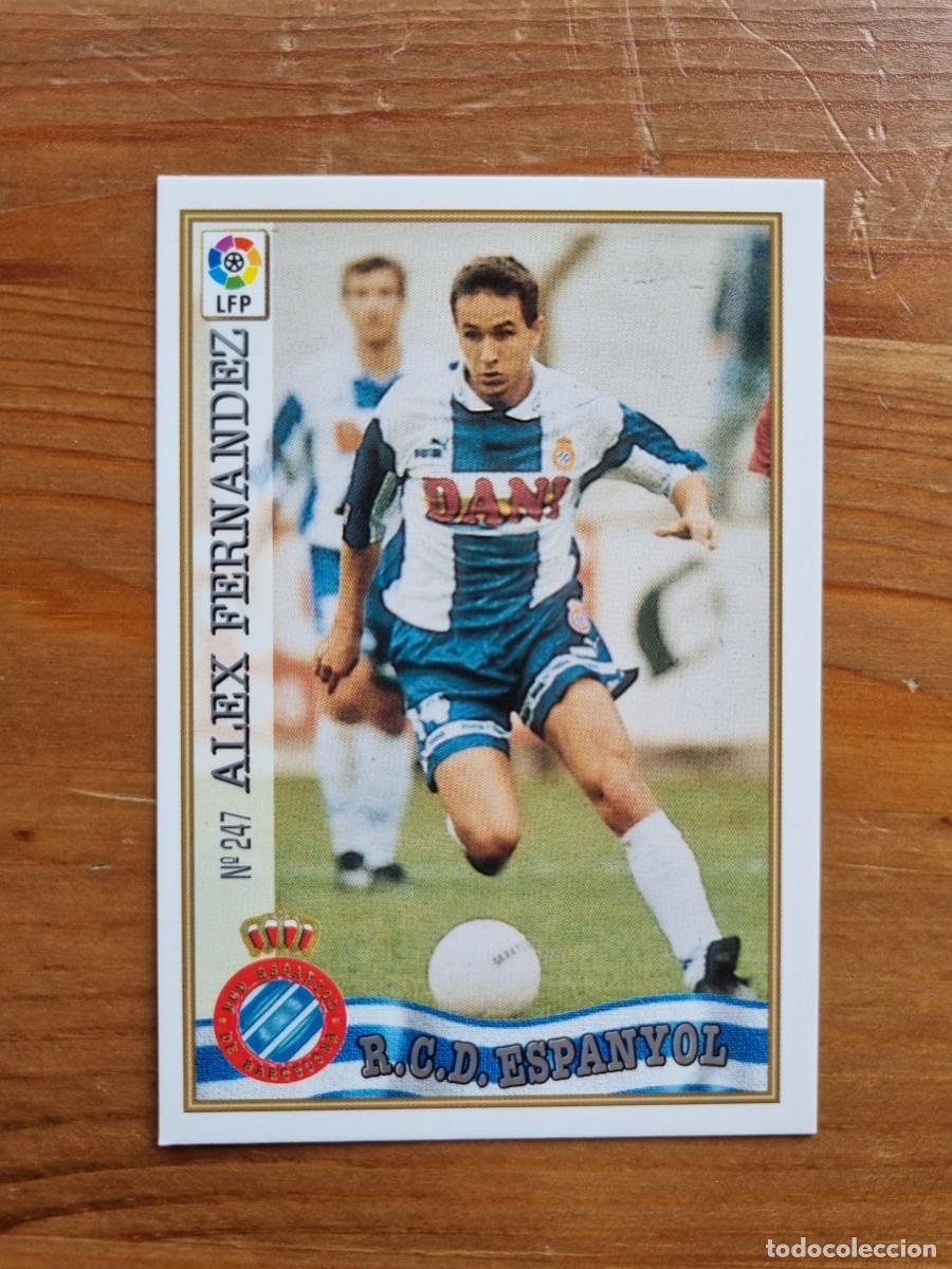 Cromos de f&uacute;tbol: 247 &Aacute;LEX FERN&Aacute;NDEZ (RCD Espanyol). Las Fichas de la Liga 1997 1998 97 98 (Mundicromo)
