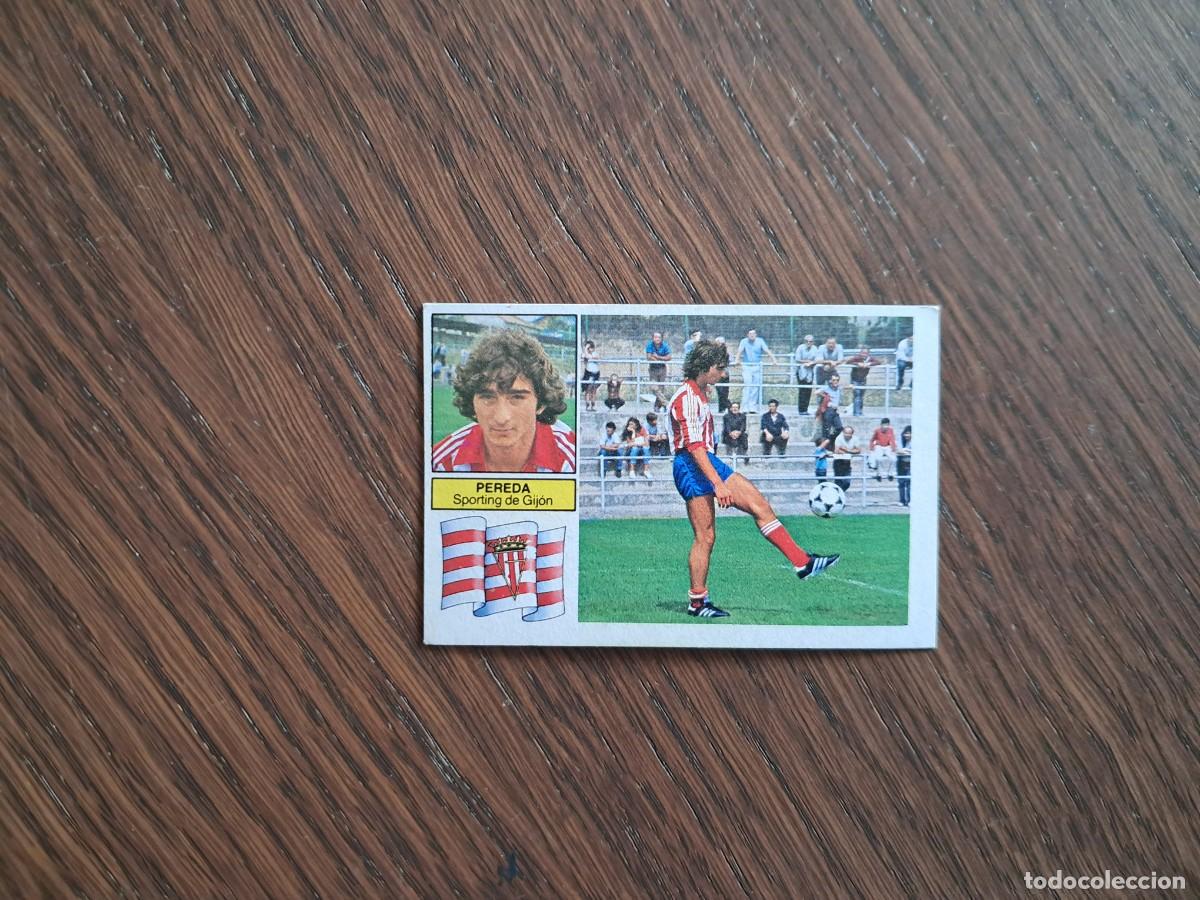 Cromos de Futebol: cromo de futbol, edic. Este, liga 82-83, Pereda, Sporting de Gij&oacute;n. sin pegar.