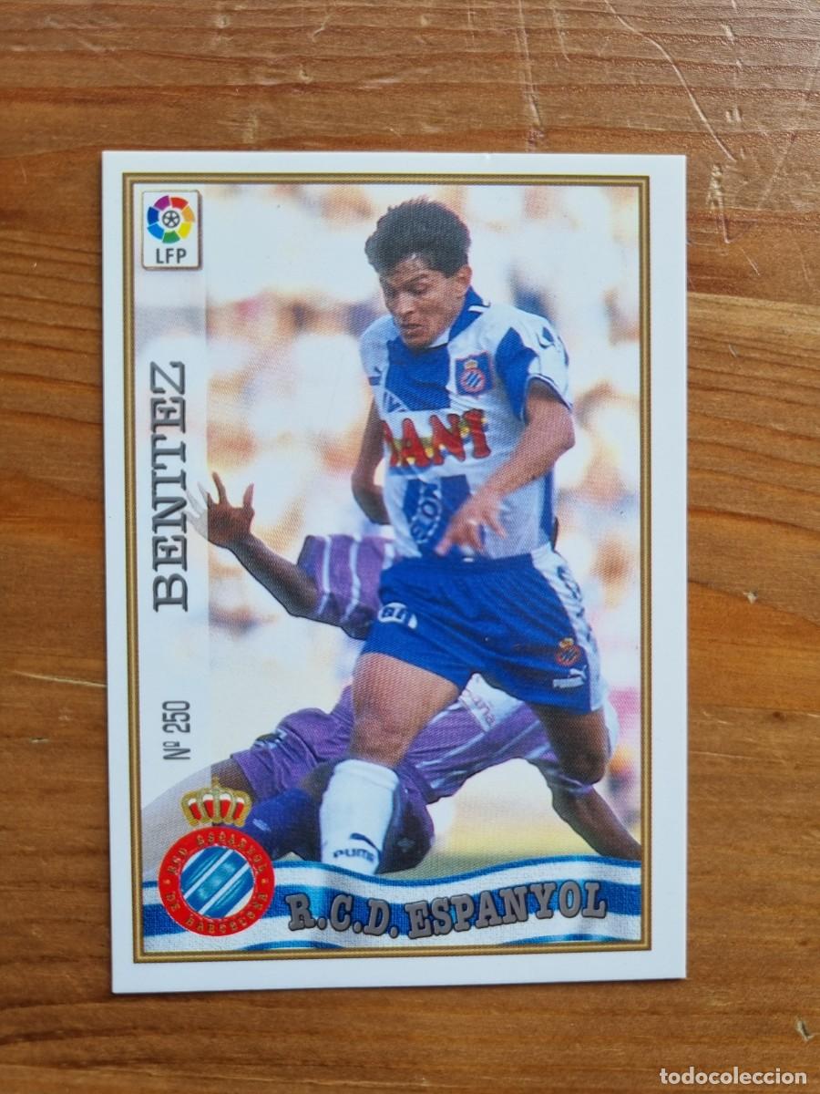 Cromos de f&uacute;tbol: 250 BENITEZ (RCD Espanyol). Las Fichas de la Liga 1997 1998 97 98 (Mundicromo)
