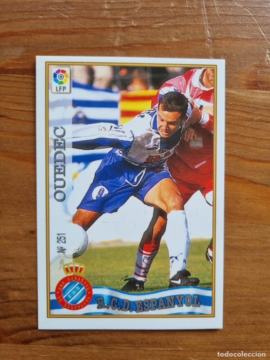 Cromos de f&uacute;tbol: 251 QUEDEC (RCD Espanyol). Las Fichas de la Liga 1997 1998 97 98 (Mundicromo)