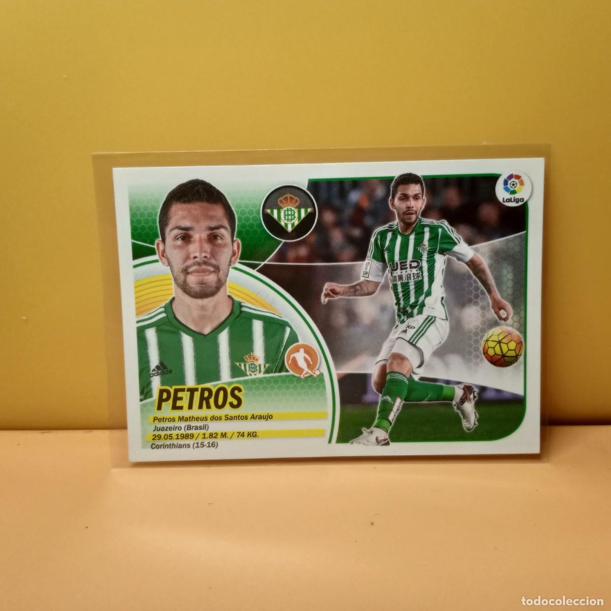 Cromos de f&uacute;tbol: EDICIONES ESTE 2016 2017 16 17 REAL BETIS PETROS 9