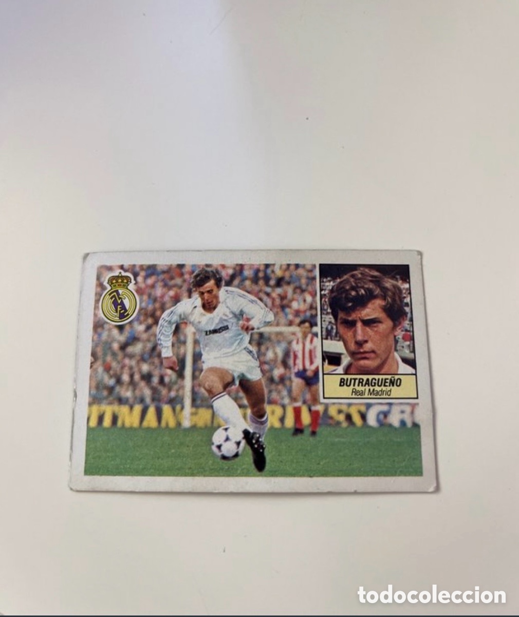 Cromos de f&uacute;tbol: Cromo Butrague&ntilde;o 84/85 Real Madrid