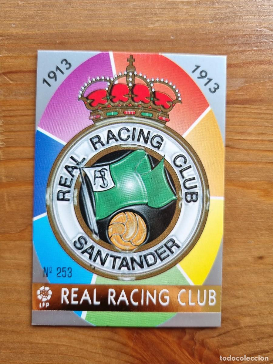 Cromos de Futebol: 253 ESCUDO (Racing de Santander). Las Fichas de la Liga 1997 1998 97 98 (Mundicromo)