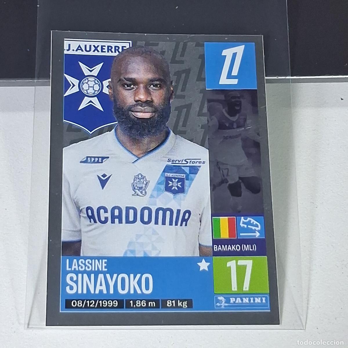 Cromos de Futebol: B40 66 LASSINE SINAYOKO AUXERRE CROMO FUTBOL PANINI LIGUE 1 FOOT 24-25 LIGA FRANCIA 2024-2025