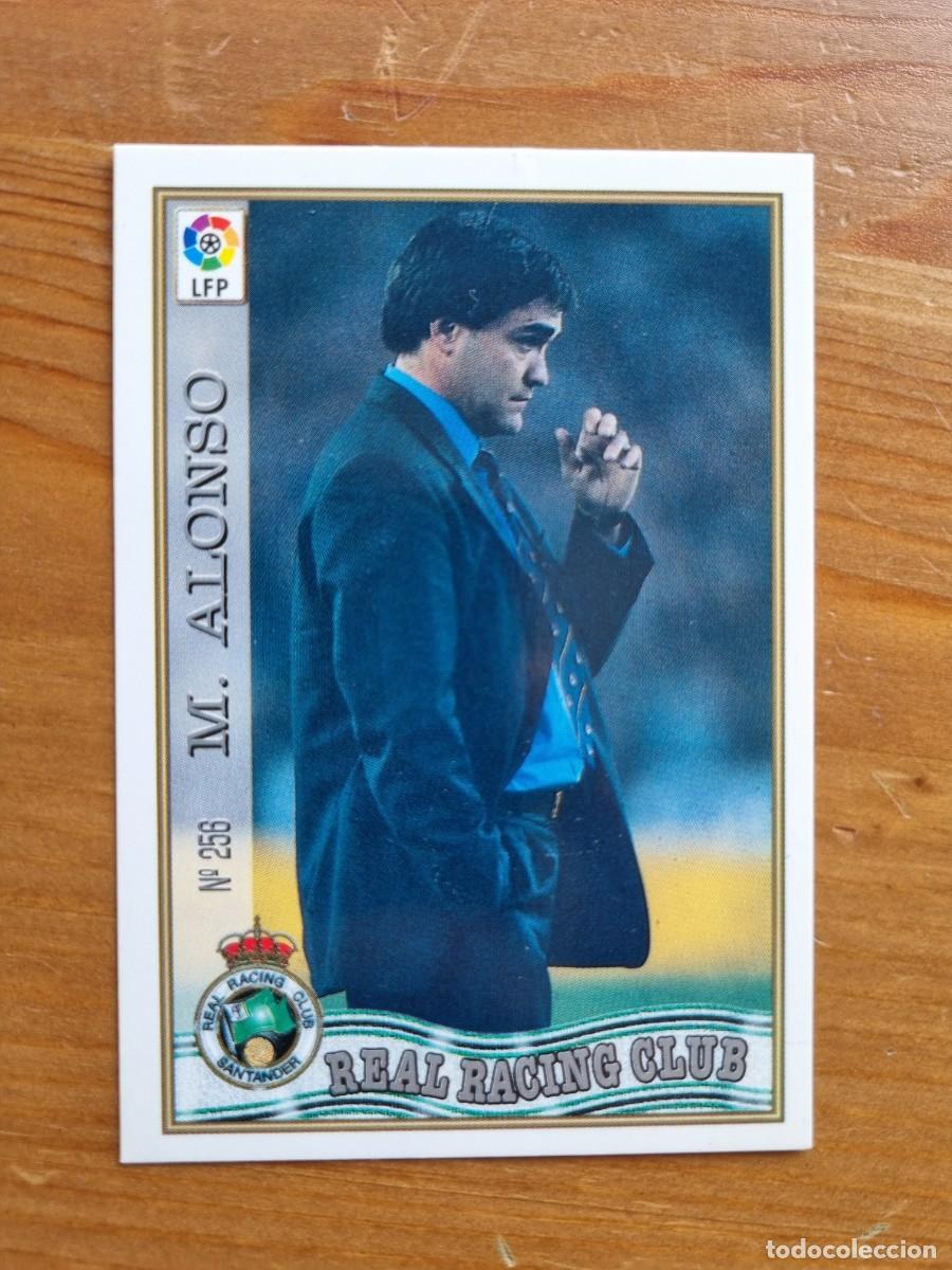 Fu&szlig;ball-Sticker: 256 MARCOS ALONSO (Racing de Santander). Las Fichas de la Liga 1997 1998 97 98 (Mundicromo)