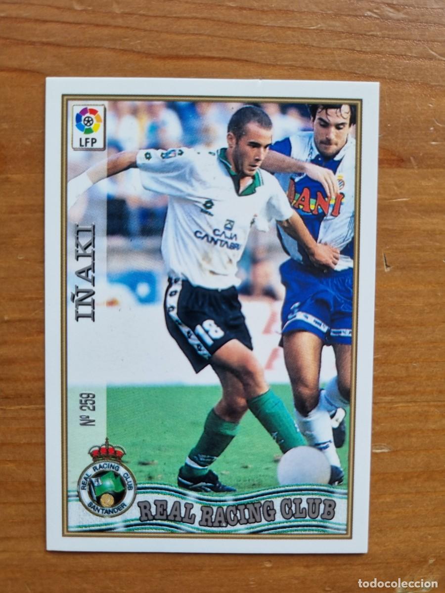 Cromos de f&uacute;tbol: 259 I&Ntilde;AKI (Racing de Santander). Las Fichas de la Liga 1997 1998 97 98 (Mundicromo)