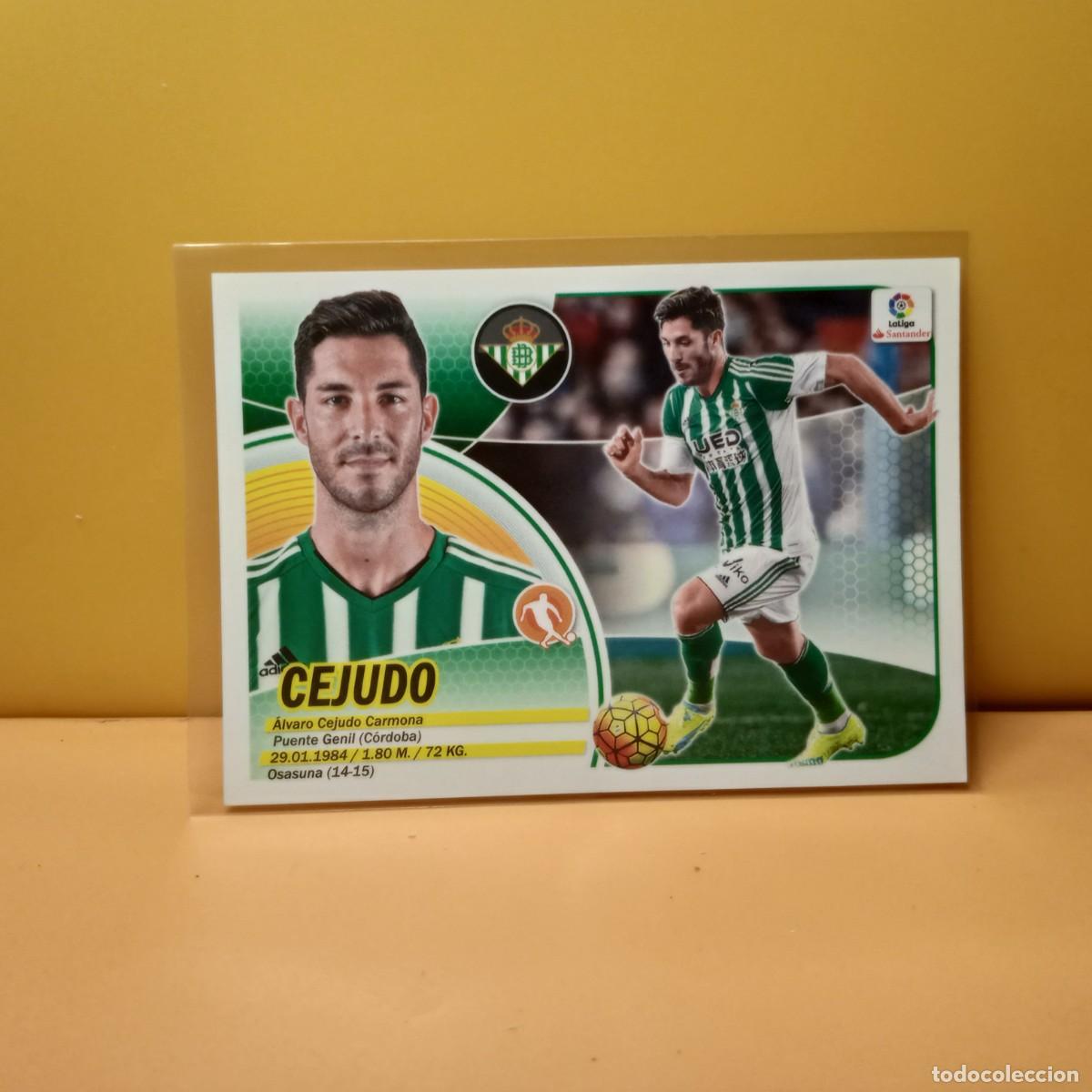 Cromos de f&uacute;tbol: EDICIONES ESTE 2016 2017 16 17 REAL BETIS CEJUDO 13A 13 A