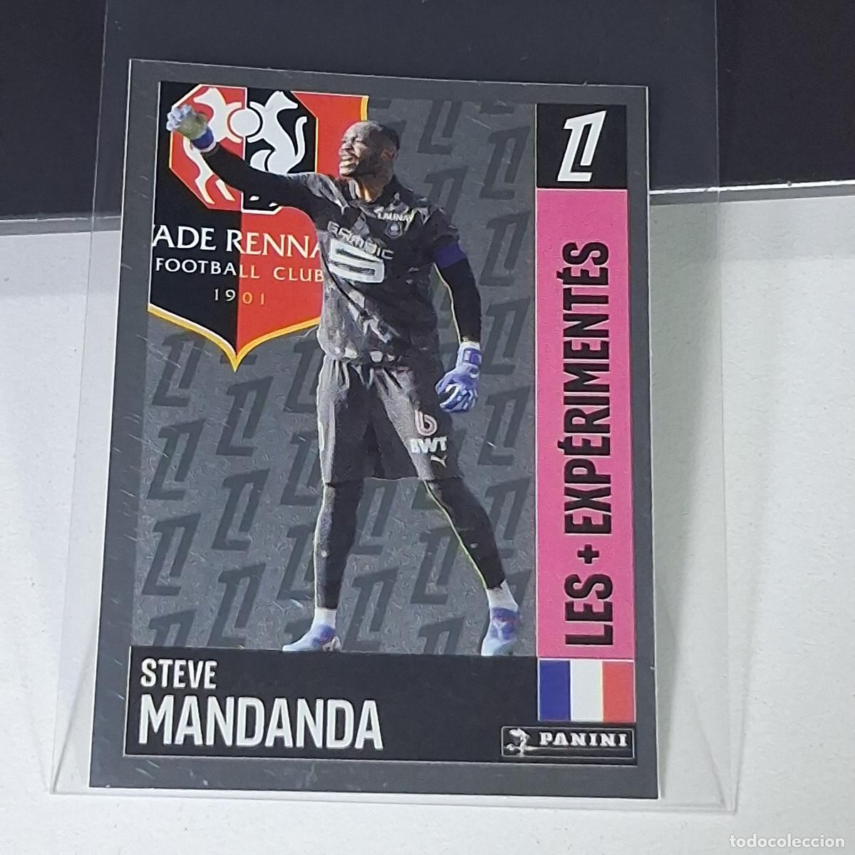 Cromos de f&uacute;tbol: B40 92 MANDANDA STADE RENNAIS CROMO FUTBOL PANINI LIGUE 1 FOOT 24-25 LIGA FRANCIA 2024-2025