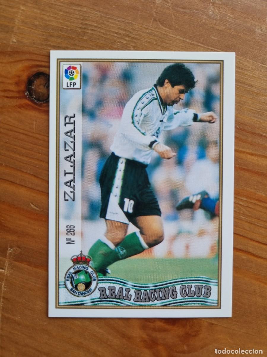 Cromos de f&uacute;tbol: 266 ZALAZAR (Racing de Santander). Las Fichas de la Liga 1997 1998 97 98 (Mundicromo)