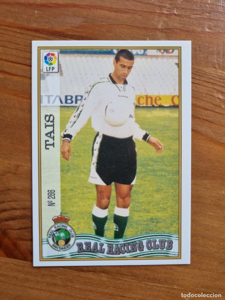Cromos de f&uacute;tbol: 266 TAIS (Racing de Santander). Las Fichas de la Liga 1997 1998 97 98 (Mundicromo)