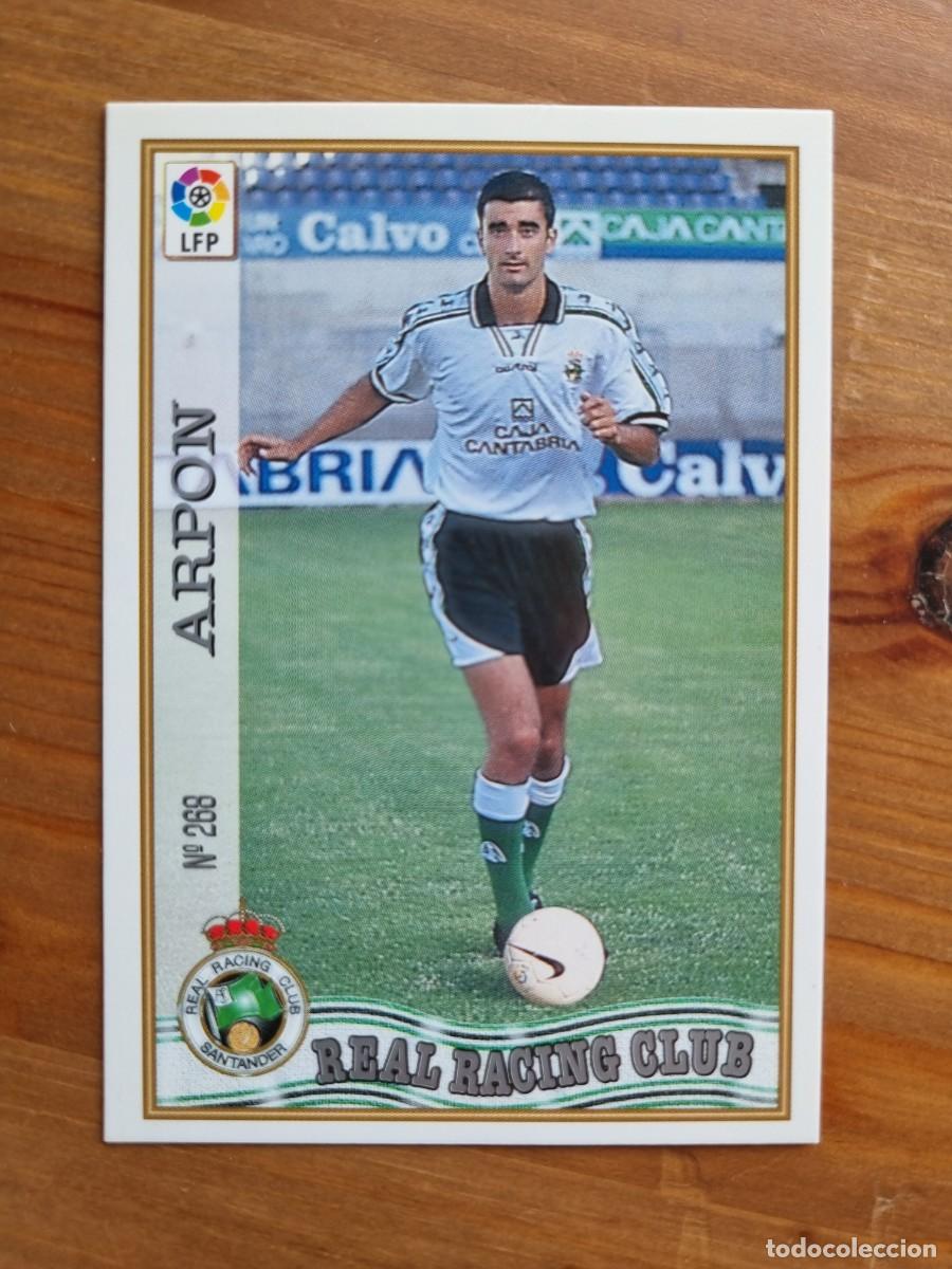 Cromos de f&uacute;tbol: 268 ARP&Oacute;N (Racing de Santander). Las Fichas de la Liga 1997 1998 97 98 (Mundicromo)