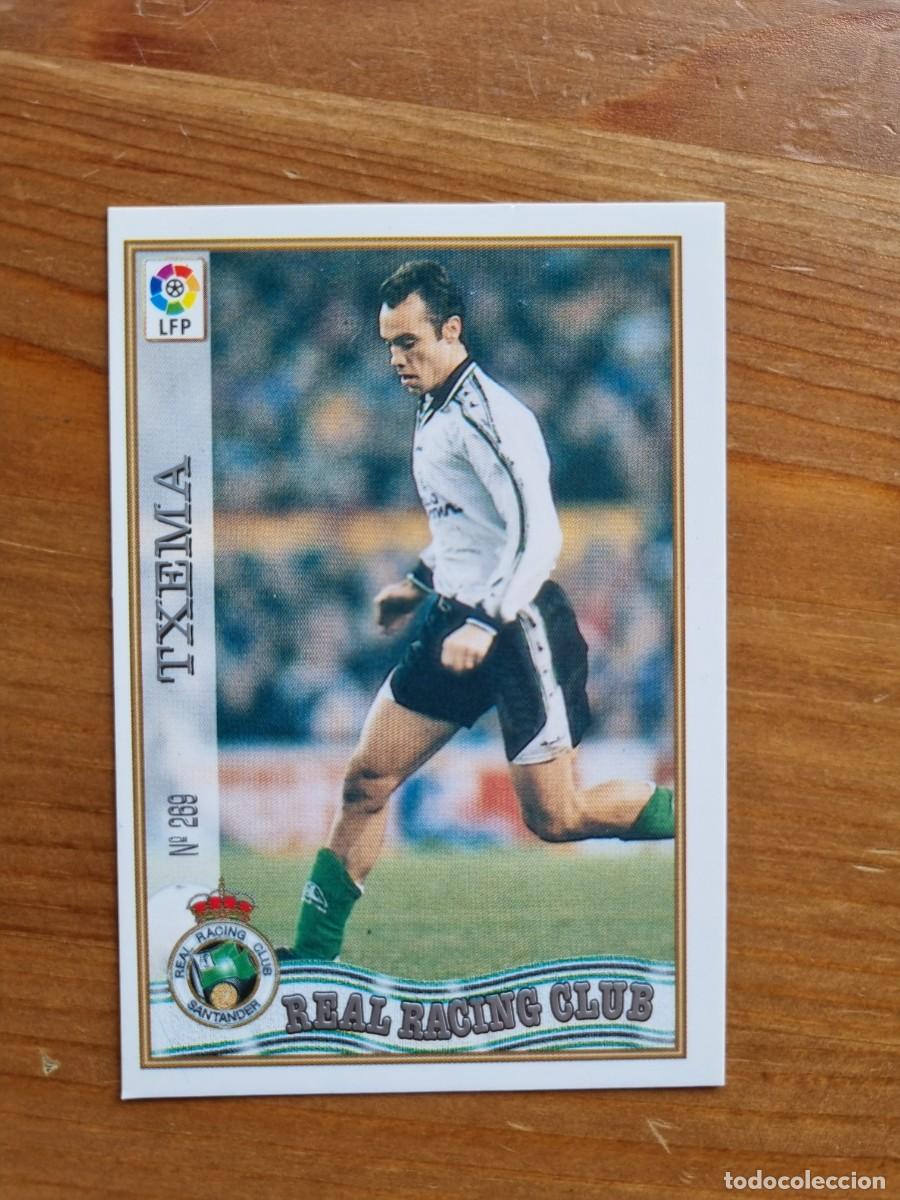 Cromos de f&uacute;tbol: 269 TXEMA (Racing de Santander). Las Fichas de la Liga 1997 1998 97 98 (Mundicromo)