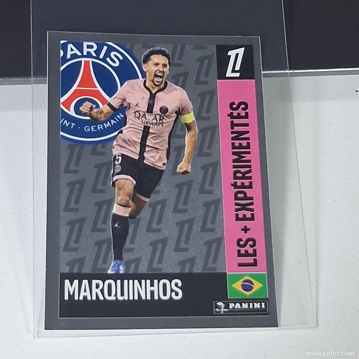Cromos de f&uacute;tbol: B40 98 MARQUINHOS PARIS SAINT GERMAIN CROMO FUTBOL PANINI LIGUE 1 FOOT 24-25 LIGA FRANCIA 2024-2025