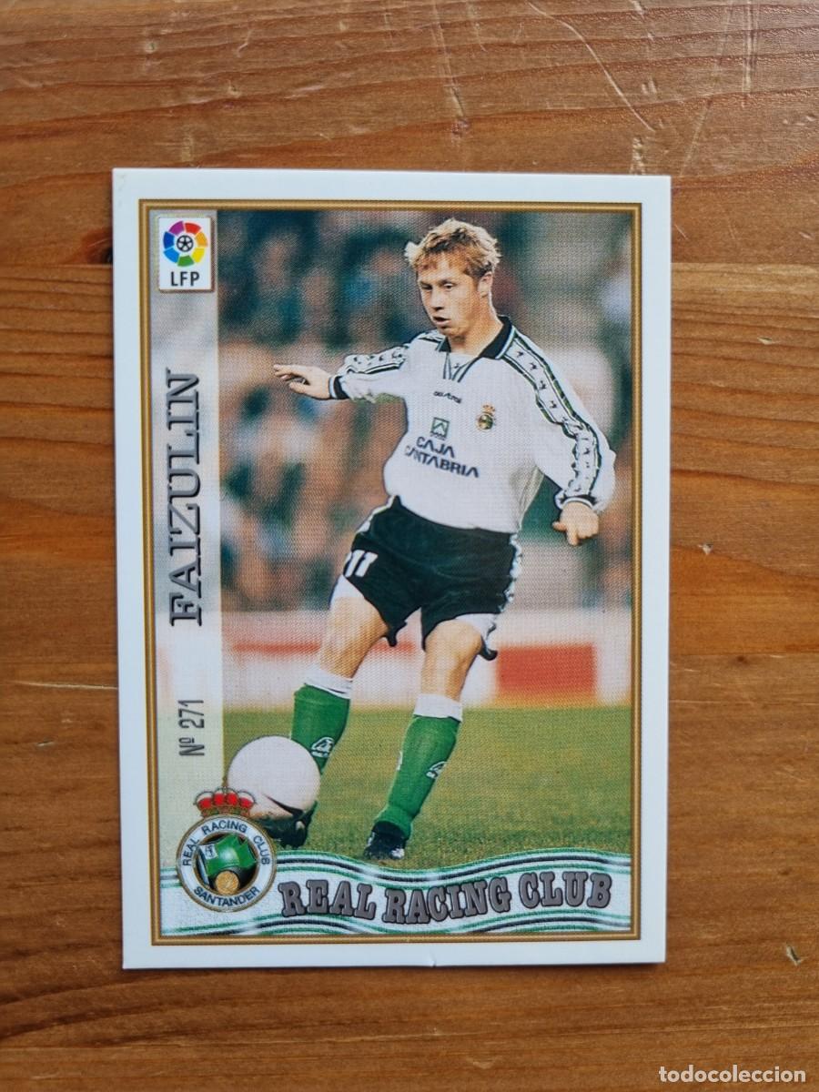 Cromos de f&uacute;tbol: 271 FAIZULIN (Racing de Santander). Las Fichas de la Liga 1997 1998 97 98 (Mundicromo)