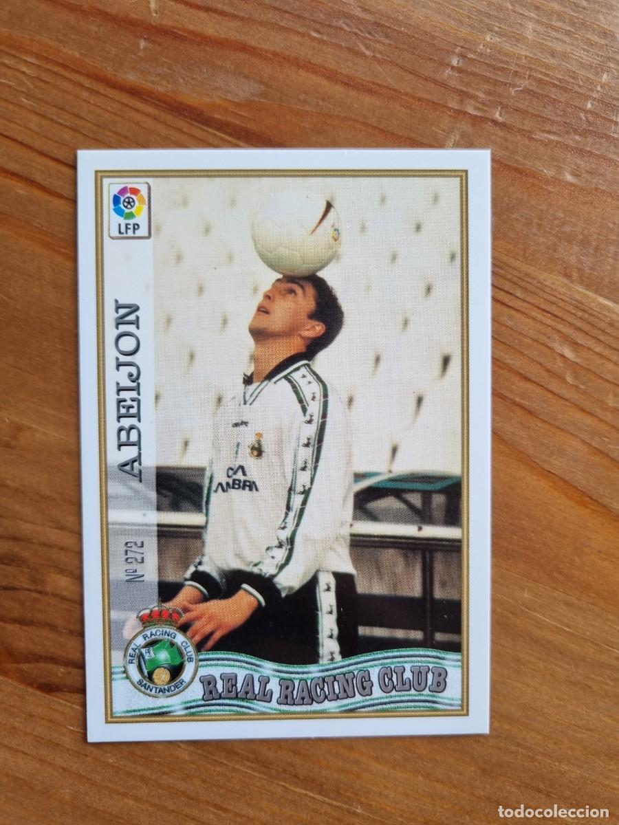 Cromos de f&uacute;tbol: 272 ABEIJ&Oacute;N (Racing de Santander). Las Fichas de la Liga 1997 1998 97 98 (Mundicromo)