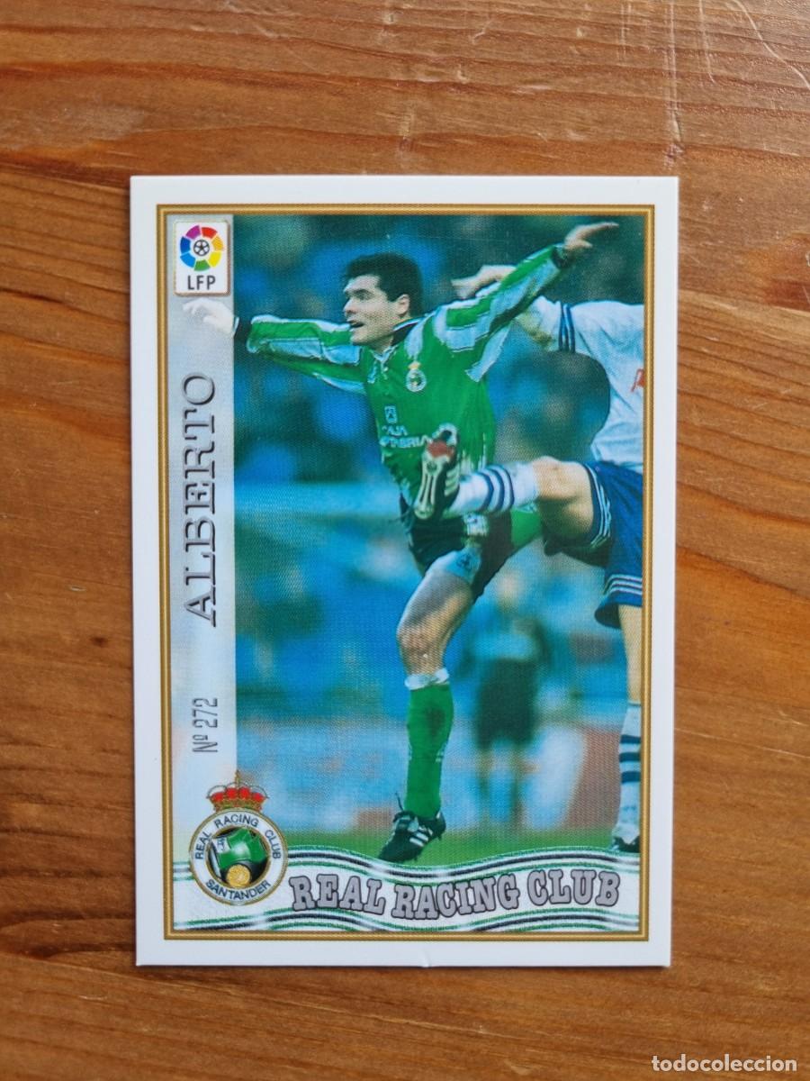 Cromos de f&uacute;tbol: 272 ALBERTO (Racing de Santander). Las Fichas de la Liga 1997 1998 97 98 (Mundicromo)