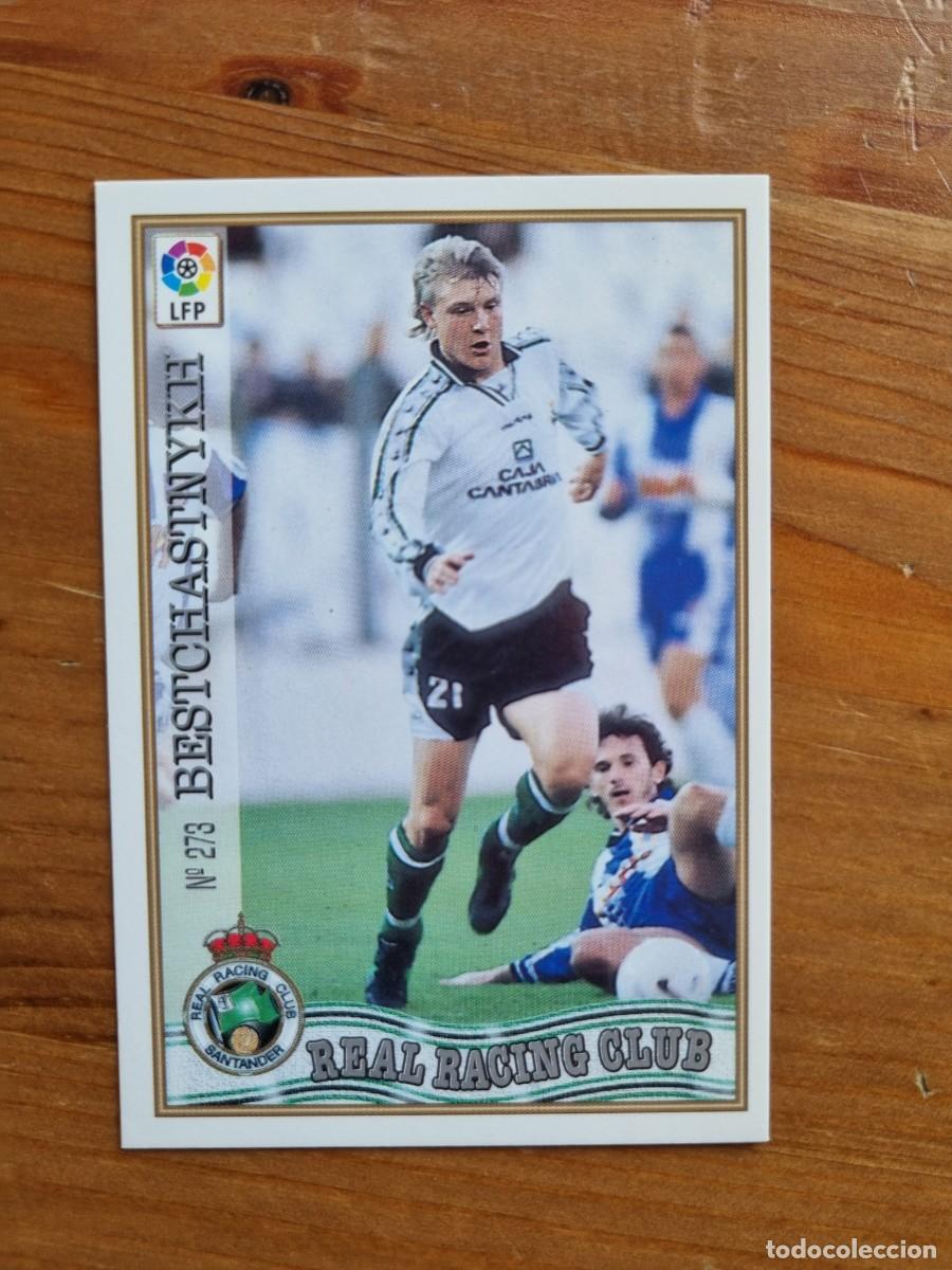 Cromos de f&uacute;tbol: 273 BESTCHASTNYKH (Racing de Santander). Las Fichas de la Liga 1997 1998 97 98 (Mundicromo)